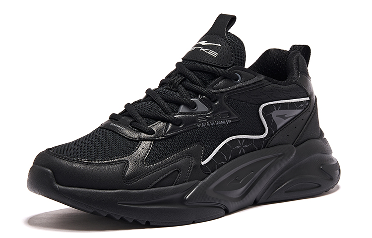 ERKE Hongxing Running Shoes Low 'Black Grey' 圖 3