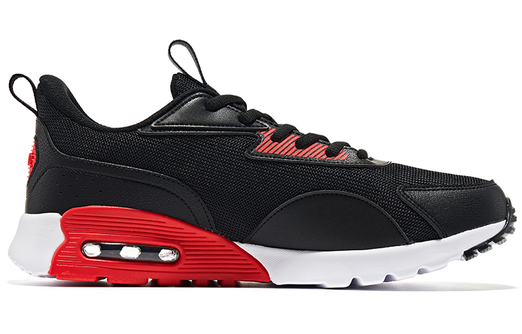 Order Sepatu Lari ERKE Hongxing Rendah 'Hitam Abu Merah' 11122120403-003