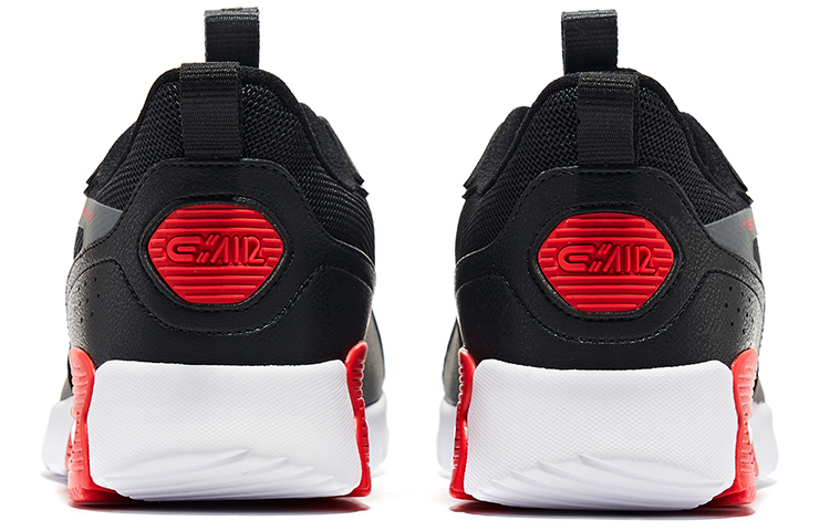 Shop Sepatu Lari ERKE Hongxing Rendah 'Hitam Abu Merah' 11122120403-003