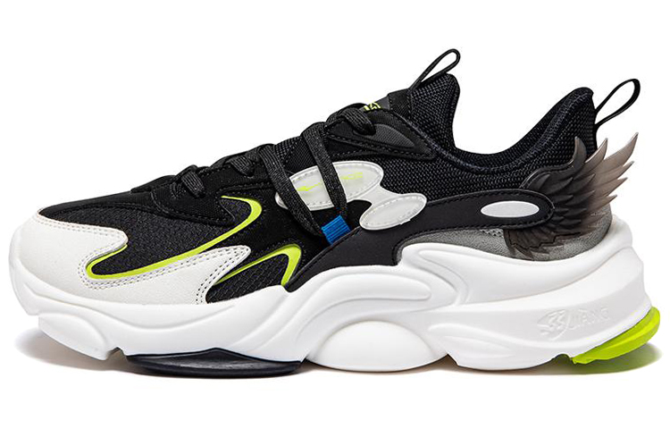 ERKE Hongxing Running Shoes Low 'Black Orange Green'