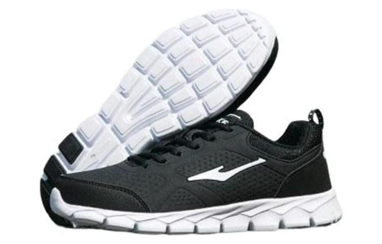 Shop ERKE Hongxing Running Shoes Low 'Black White' 51117414115-004