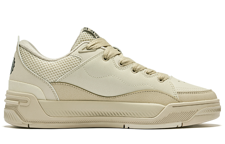 Order 鸿星尔克 简约低帮 '暖亚麻淡棕' 51123401211-402