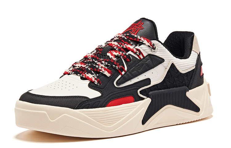 ERKE Hongxing Skate Low 'Black White' 圖 3