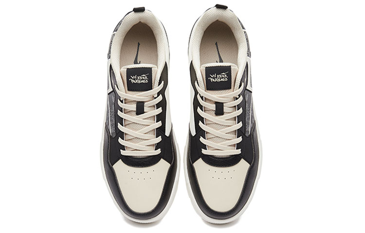 ERKE Hongxing Skate Low 'Cashew Flower Black White' 圖 3