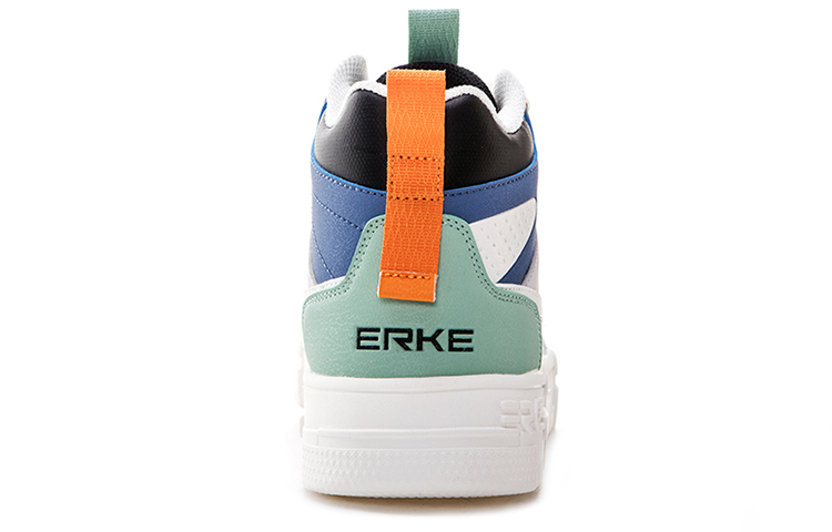 Shop ERKE Hongxing Skate Mid 'Getah Putih Hitam Tulen' 11122301237-002