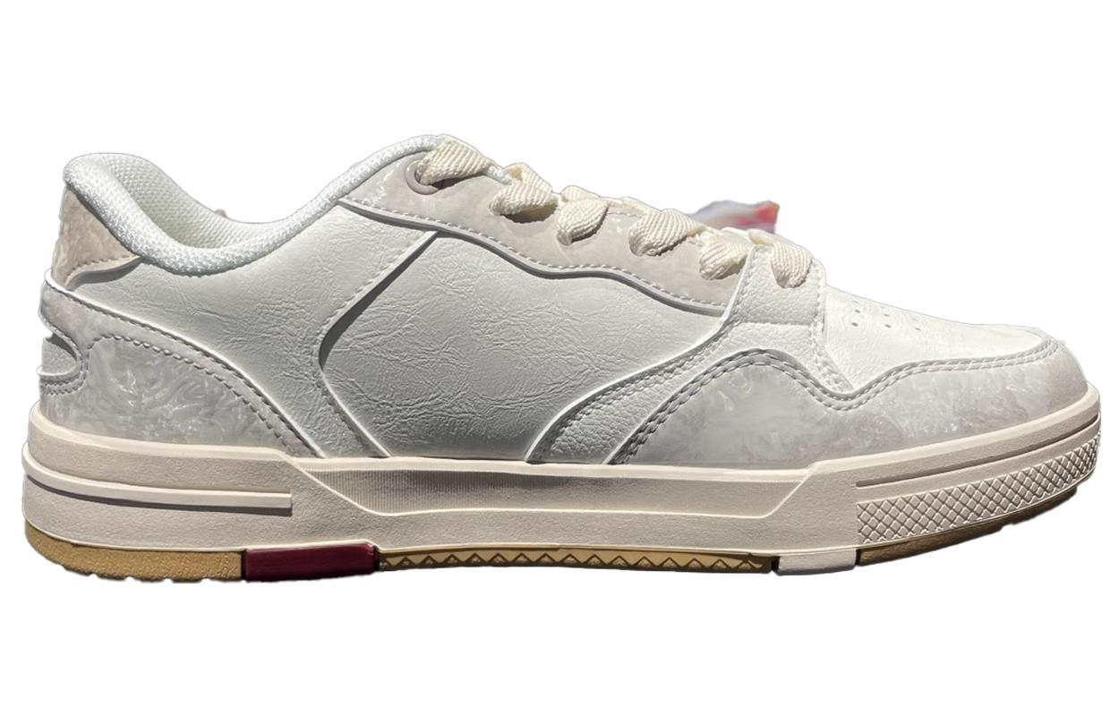 ERKE Hongxing Skate Shoe Low 'White Red' 圖 2