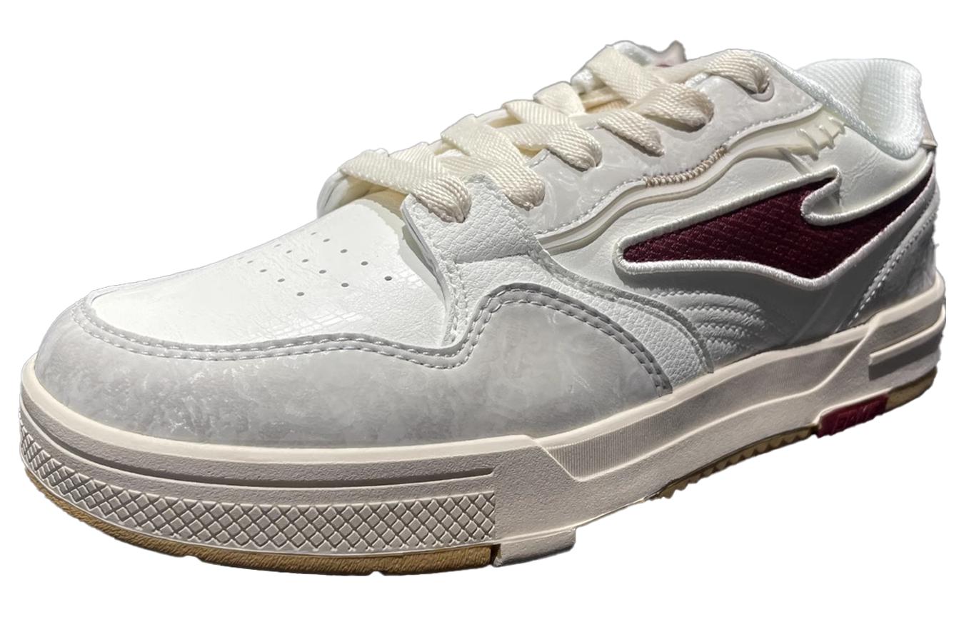 ERKE Hongxing Skate Shoe Low 'White Red' 圖 3