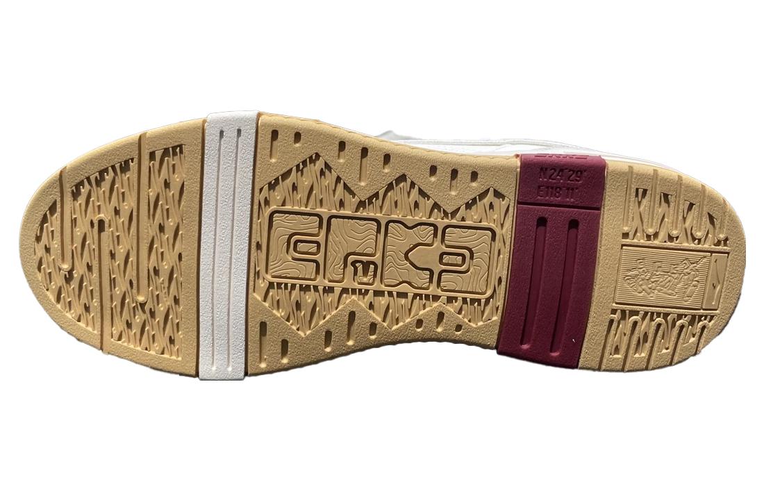 ERKE Hongxing Skate Shoe Low 'White Red' 圖 5