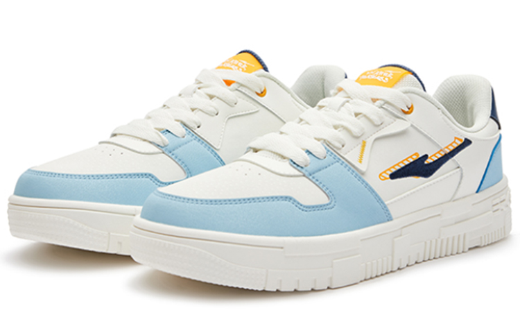 ERKE Hongxing Skate Shoes 'White Blue' 圖 3