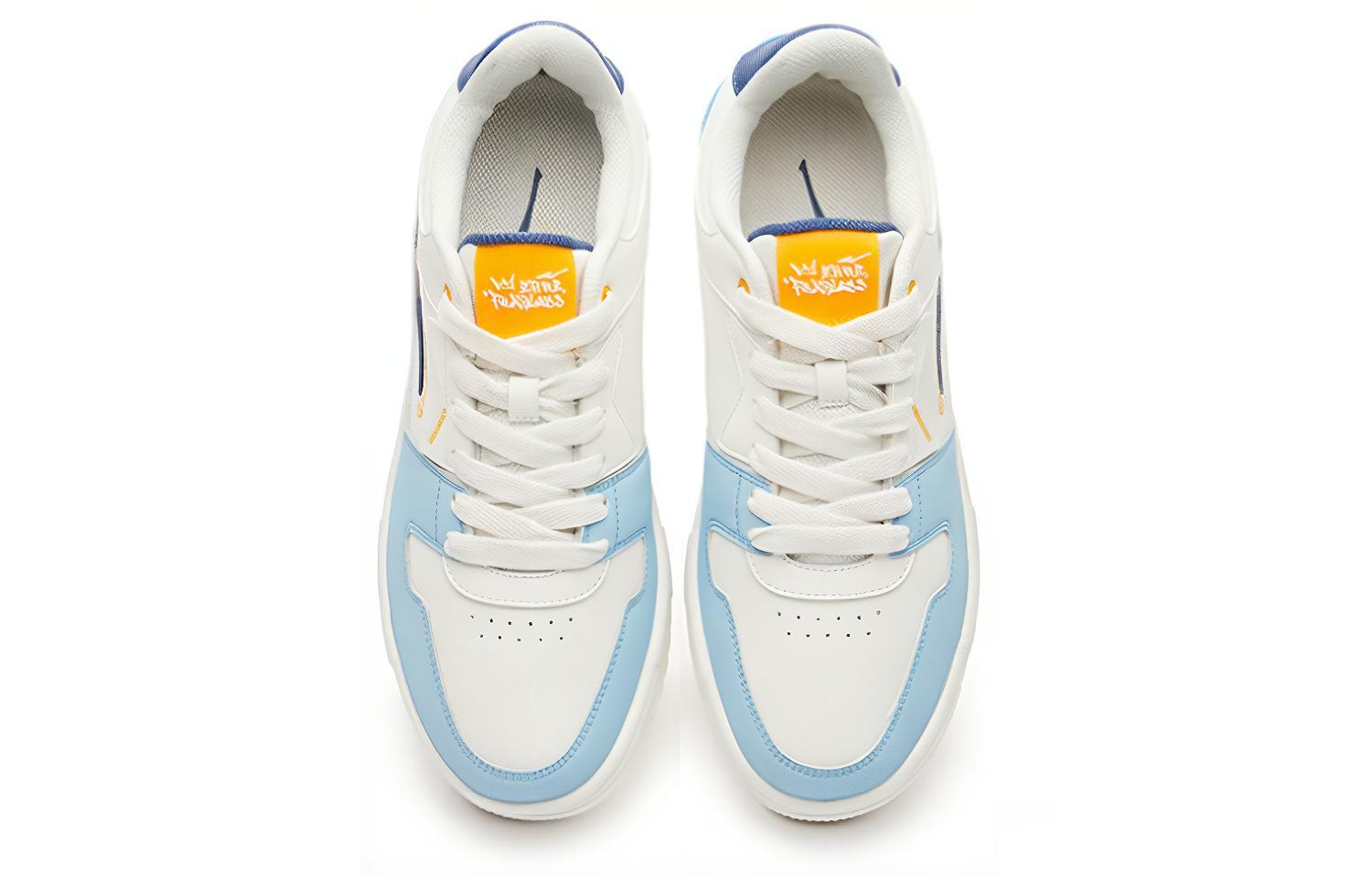 ERKE Hongxing Skate Shoes 'White Blue' 圖 4