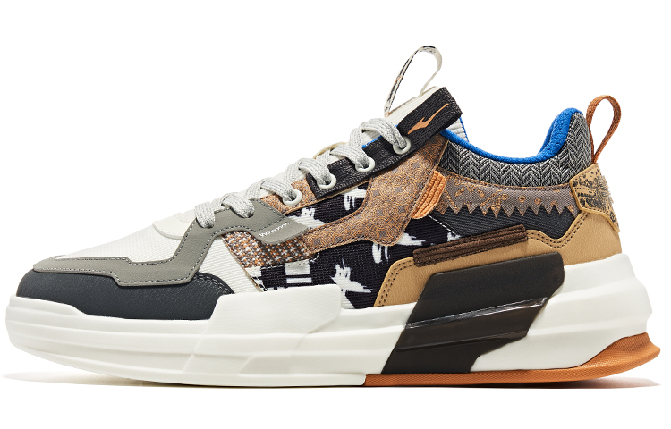 ERKE Hongxing Skate Shoes Low 'Rubber White Khaki' 91122401033-005