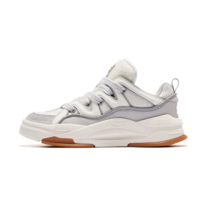 ERKE Hongxing Skate Shoes Low 'White Grey'