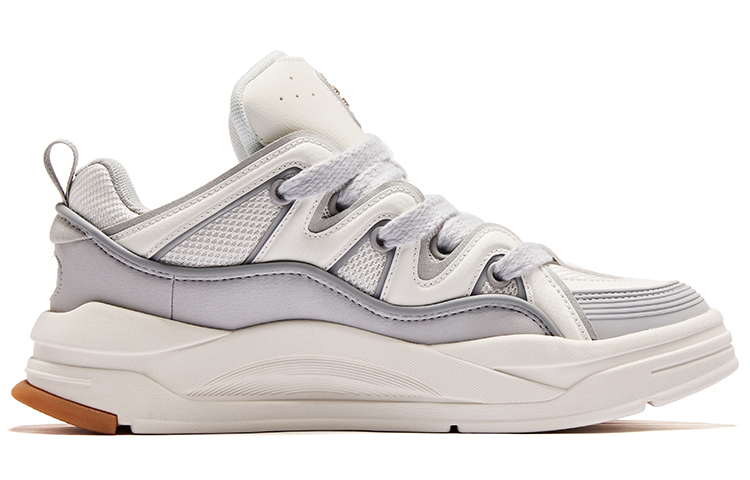 ERKE Hongxing Skate Shoes Low 'White Grey' 圖 2