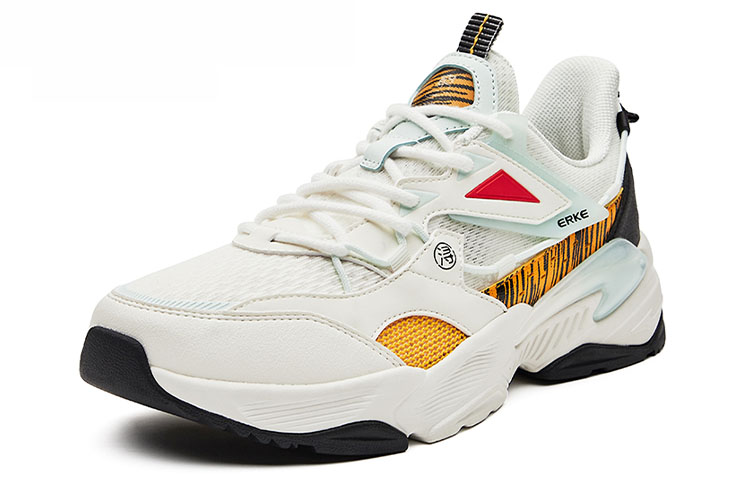 ERKE Hongxing Tiger Eye Low 'White Yellow' 圖 2