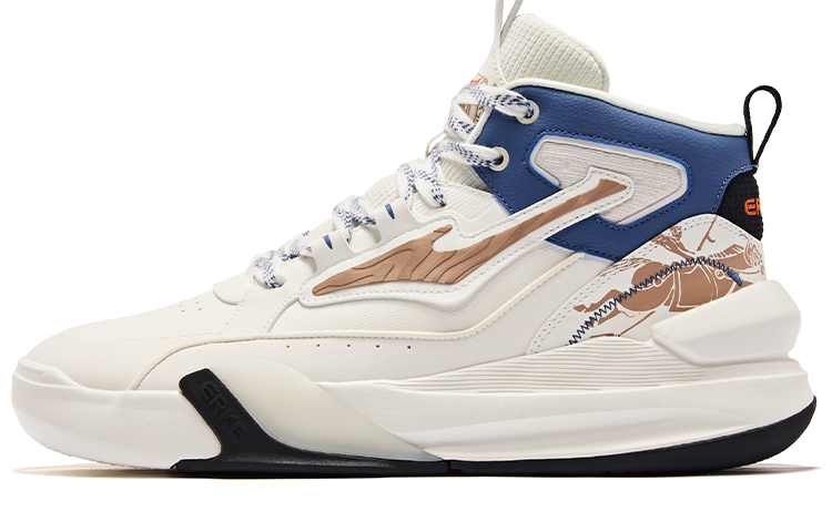 ERKE Hongxing White Blue 'Tang Palace Night Garden 2.0'