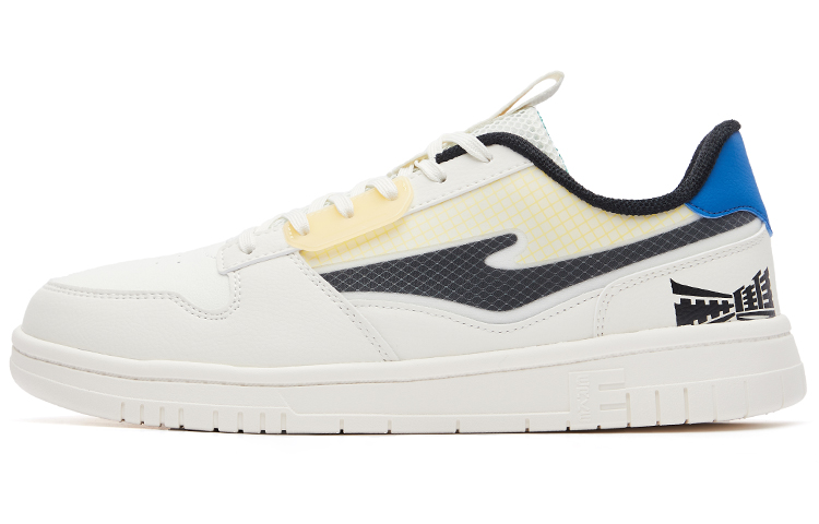 Buy 鸿星尔克 無雙大師 街頭潮流拼色 低幫 板鞋 男款 橡芽白彩藍