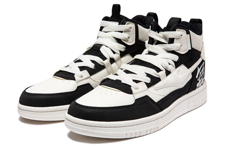 ERKE Hongxing Wushuang Master White Black 'CMFT Retro High' 圖 3