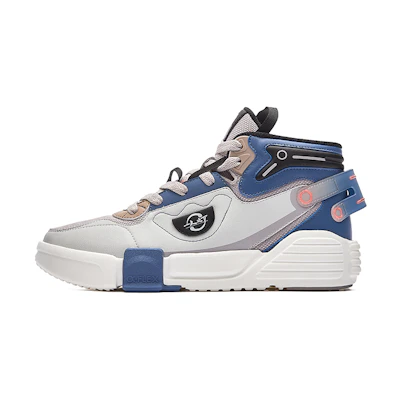 ERKE Hongxing Yi Ren Zhi Xia Mid-Top Skate Shoe 'Grey'