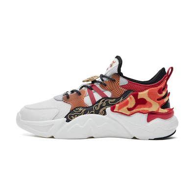 ERKE King of Glory Hongxing Dad Shoes 'White Red'