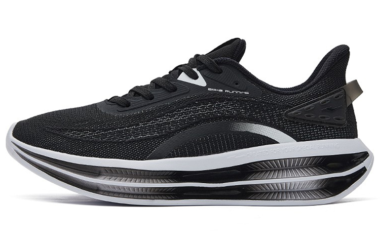 Buy ERKE Zapatillas de Running Bajas de Punto 'Negro Blanco' 11122203298-005