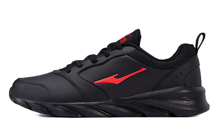ERKE Lightweight Low-Top Running Shoe 'Black Red' 51119303162-002