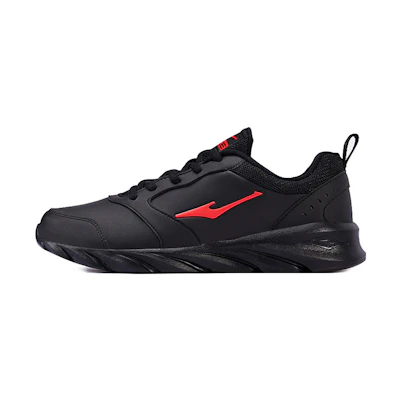 ERKE Lightweight Low-Top Running Shoe 'Black Red'