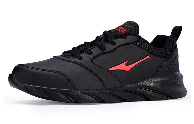 Lookbook ERKE Lightweight Low-Top Running Shoe 'Black Red' 51119303162-002