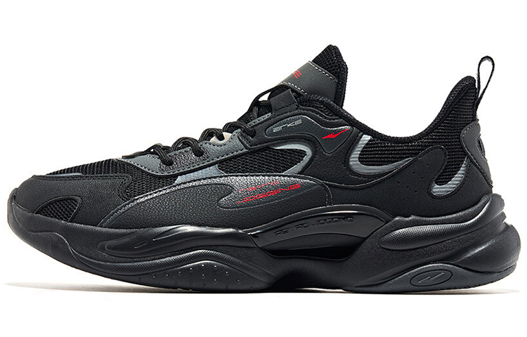 ERKE Lightweight Low 'Black Running'