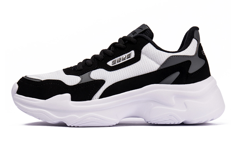 ERKE Low-Top Running Shoes 'Black Grey'