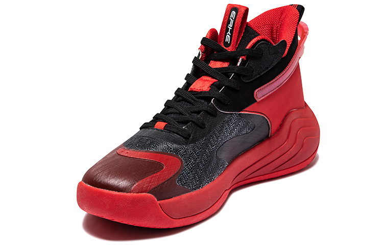 Lookbook ERKE Peak Basketball Shoes 'University Red' 11122304286-005