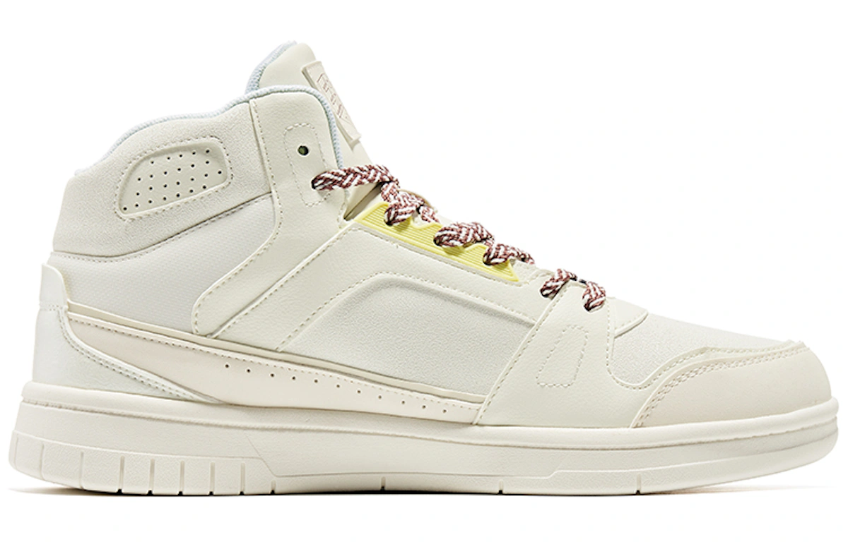 ERKE Peak High-Top Sneaker 'Egret White Spirulina Green'