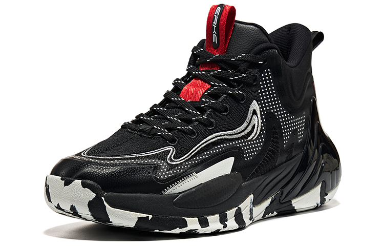 Lookbook ERKE Kasut Bola Keranjang Penyerap Kejut Anti-Gelincir Tahan Lama 'Hitam Kelabu' 11122304287-002