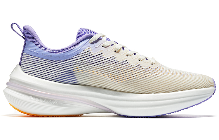 Order ERKE Q-Bounce 4.0 Pro 'Putih Ungu' Sneakers Olahraga 11122403511-001