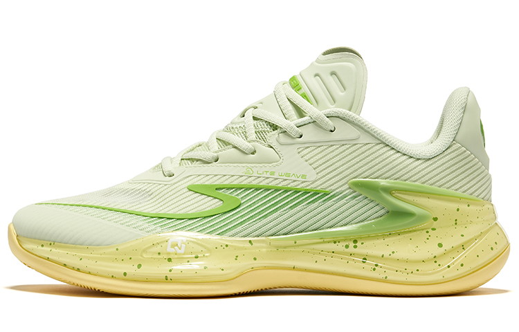 ERKE Qianxun V2 Qi Tech Mid-Top Basketball Shoes Men’s Melon Colorway. 51124204156-501