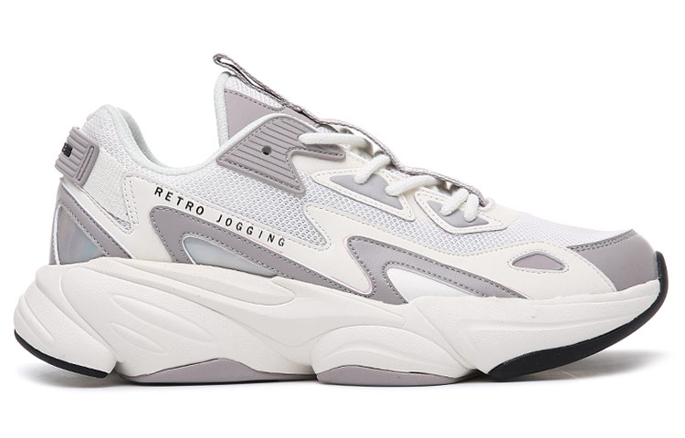 Order 鴻星爾克 奇彈 α-flex 低幫 跑步鞋 男款 白灰