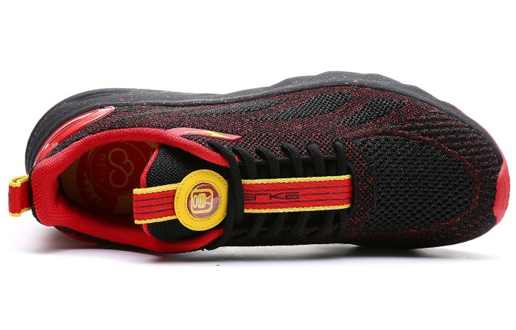 Shop 鸿星尔克 启腾 α-flex 低帮‘红黑黄’ 11120103605-001