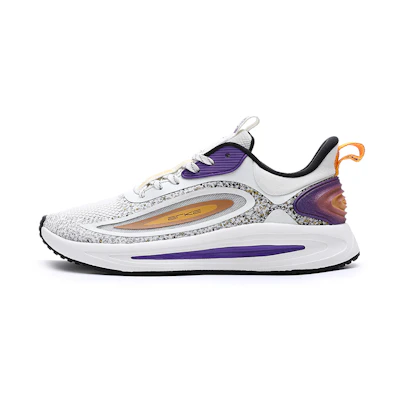 ERKE Qidan Series α-flex Pro 'White Purple Yellow'