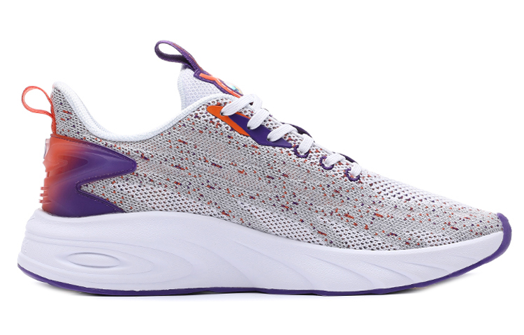 ERKE Qidan Series α-flex Running Shoes 'White Purple' 圖 2