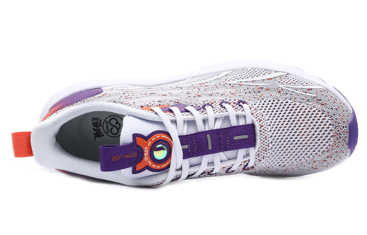 ERKE Qidan Series α-flex Running Shoes 'White Purple' 圖 3