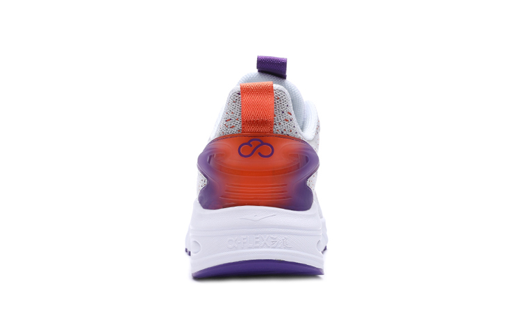 ERKE Qidan Series α-flex Running Shoes 'White Purple' 圖 4