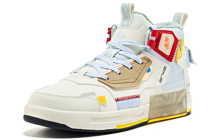 ERKE Qidan YinHun α-Flex High 'White Grey Blue' 圖 3