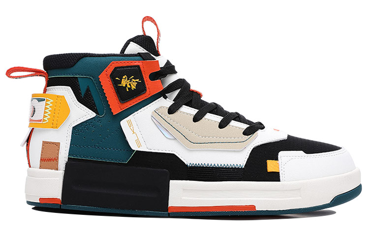 ERKE Qiduan 'White Green High-Top' 圖 2