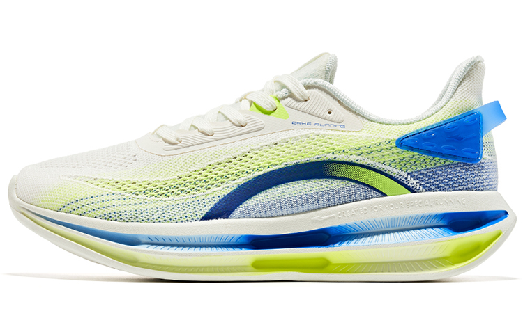 ERKE Running Knit 'Sprout White/Interstellar Blue'