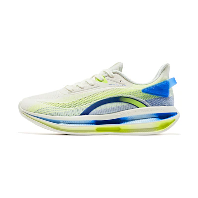 ERKE Running Knit 'Sprout White/Interstellar Blue'