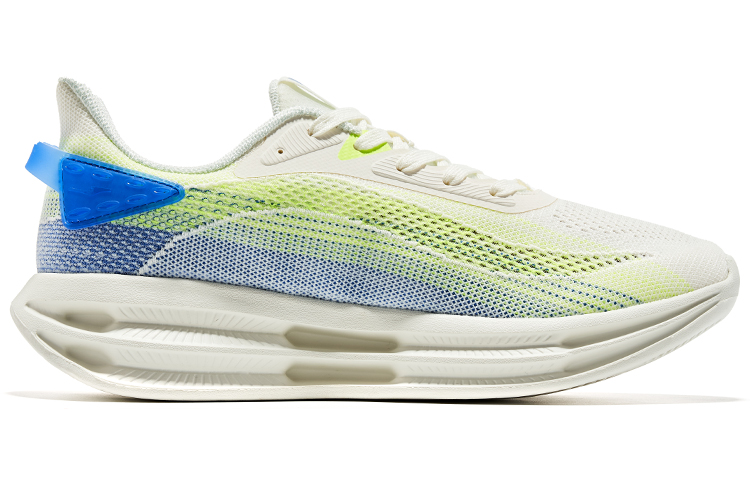 ERKE Running Knit 'Sprout White/Interstellar Blue' 圖 2