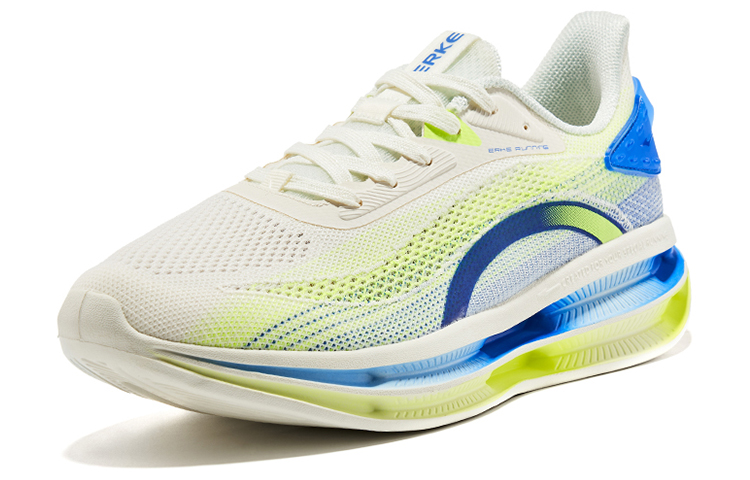 ERKE Running Knit 'Sprout White/Interstellar Blue' 圖 3