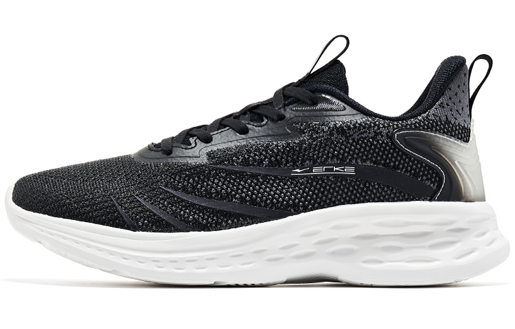 ERKE Running Shoes 'Black White'