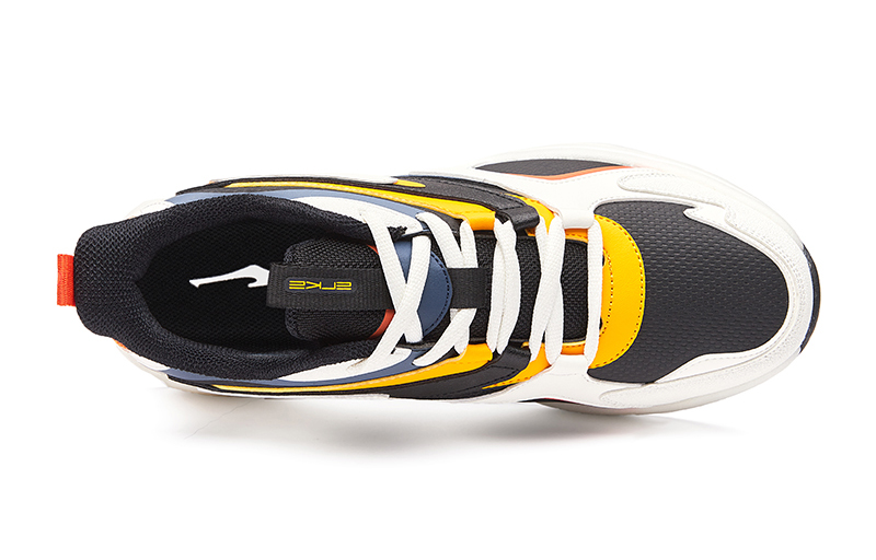 ERKE Running Shoes 'Rainbow Sole Oat White Black' 圖 2