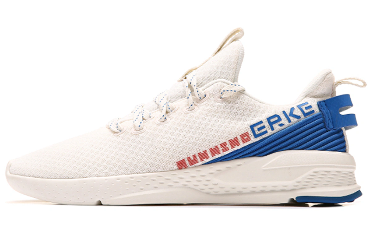ERKE Running Shoes 'White Blue'