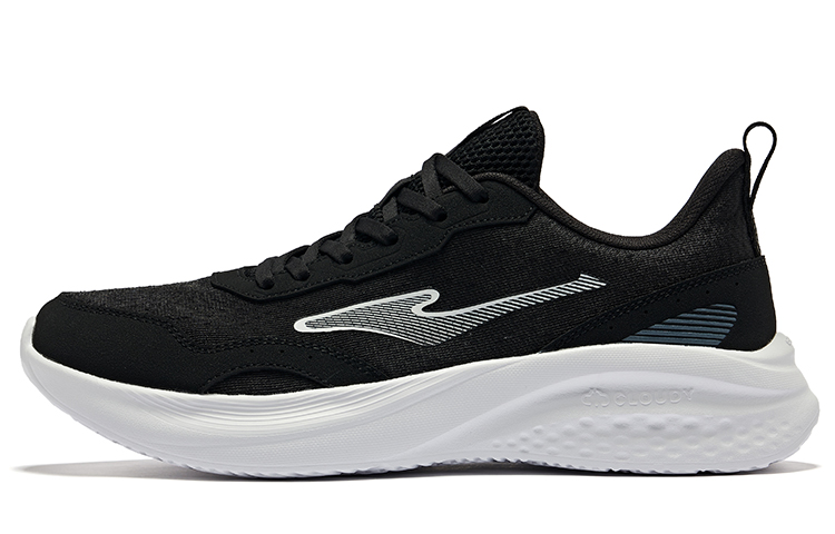 ERKE Running Shoes Black/Grey/Blue - Breathable, Cushioned, Durable. 51124203152-003